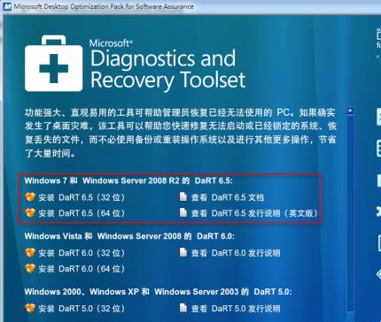 微软企业桌面优化套件（Microsoft Desktop Optimization Pack