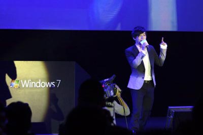 Windows 7中文版 北京发布会现场