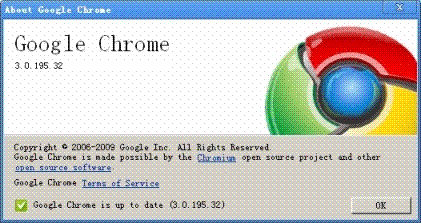 谷歌浏览器Chrome Stable 3.0.195.32发布