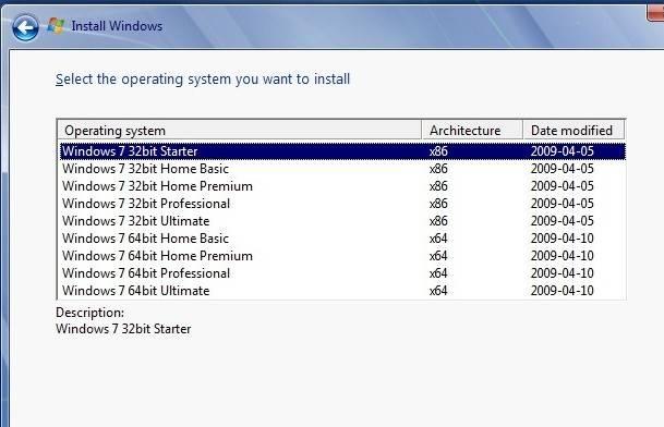 windows7 7077 32位和64位所有版本合一ISO