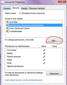 windows7宋体简单替换雅黑字体方法