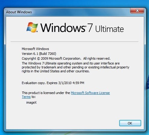 Windows 7 Build 7260 X86 RTM ISO BT种子下载