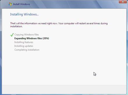 Windows 7 Ultimate RTM正式英文版安装