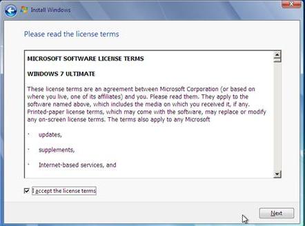 Windows 7 Ultimate RTM正式英文版安装