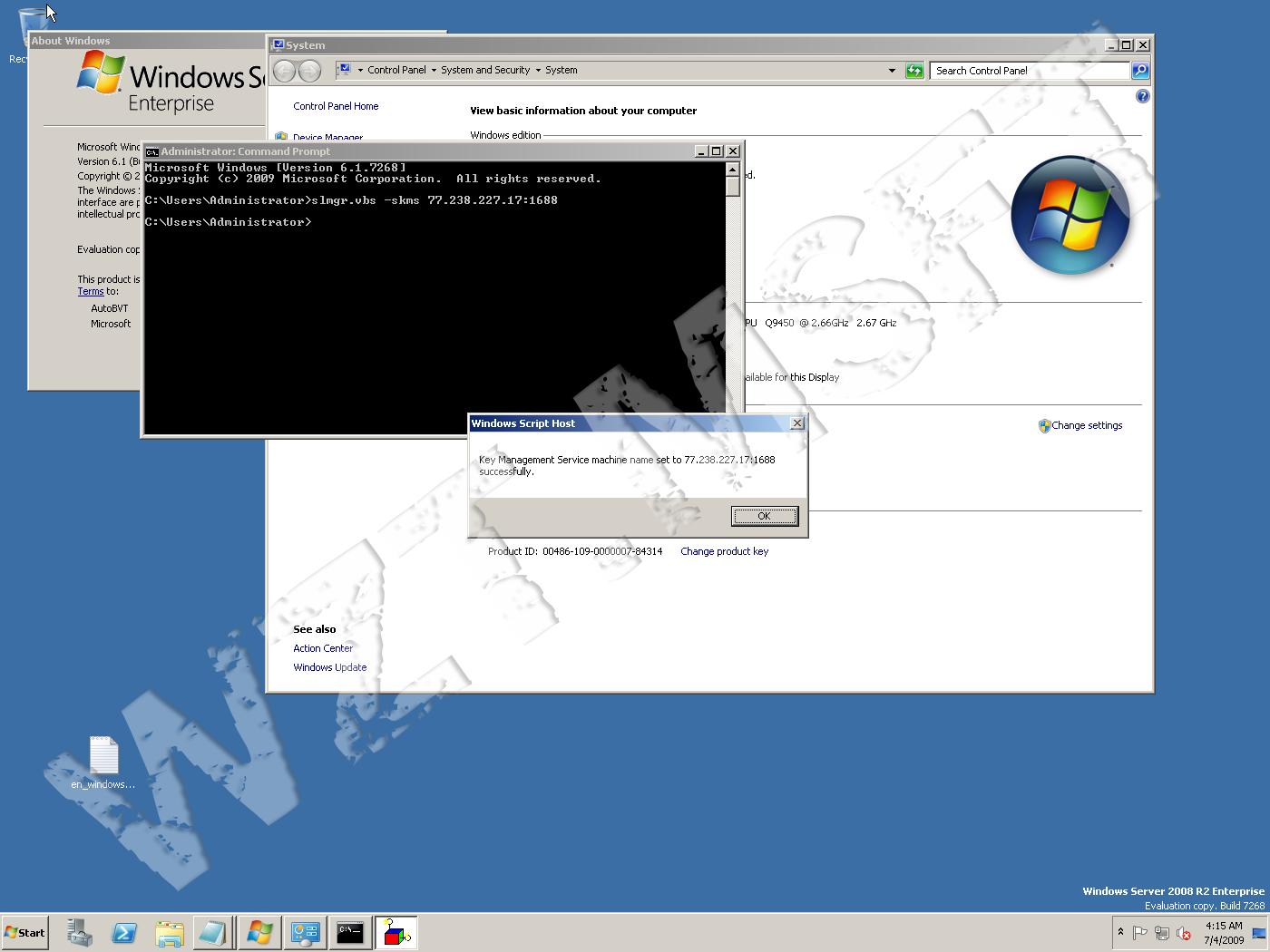 Windows Server 2008 R2 pre-RTM build 7268 x64 下载