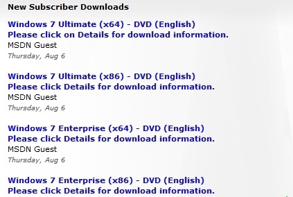 微软官方正式版Windows 7简体中文版/英文版（32位和64位）镜像下载！