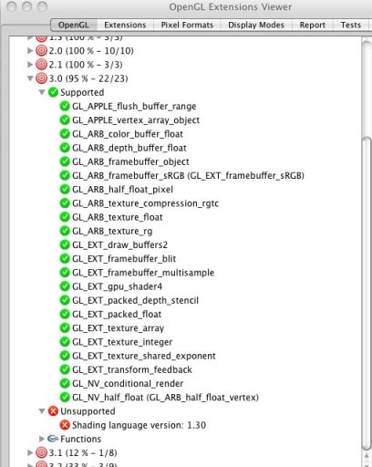 Mac OS X10.6.3 Beta加入对OpenGL 3.0支持