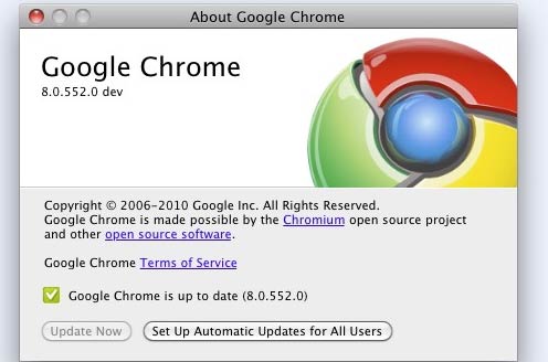 Google推出Chrome 8首个开发版