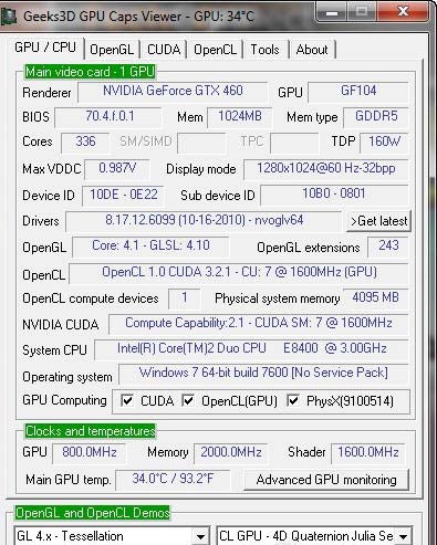 GPU Shark v0.3.1/GPU Caps Viewer v1.9.3更新 支持6800