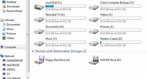 微软决定删除Windows Home Server部分功能
