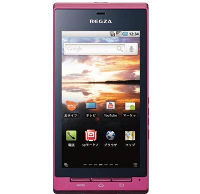 东芝推出首款Android系统Regza品牌手机
