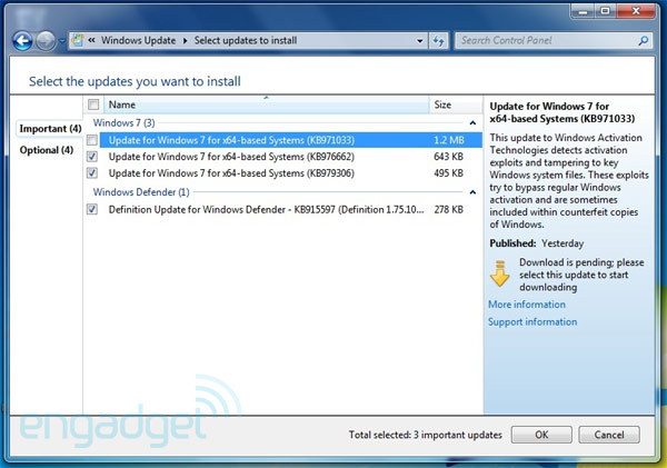 微软Windows 7反盗版检测工具正式发布了！