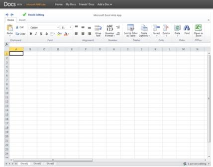 微软网络版Office 2010 正式上线