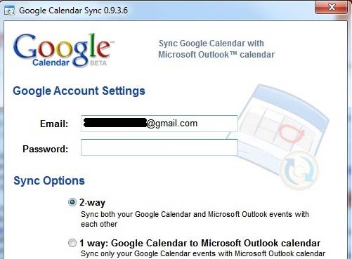 支持Outlook 2010 Google同步日历0.9.3.6发布