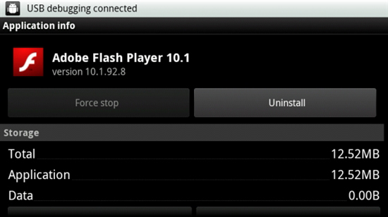 Adobe Flash 10.1支持所有Android 2.2手机