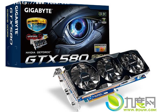 技嘉推出旗下首款非公版GeForce GTX 580/570显卡“GV-N580UD-15I”、“GV-N570OC-13I”