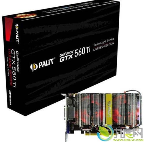 同德推出静音版显卡GeForce GTX 560 Ti Twin Light Turbo