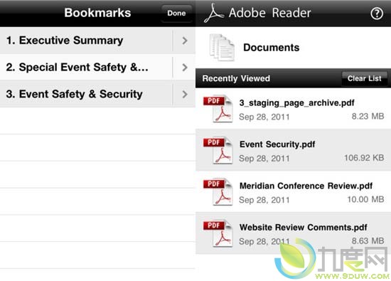 Adobe官方放出iOS版PDF阅读器Adobe Reader