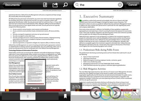 Adobe官方放出iOS版PDF阅读器Adobe Reader
