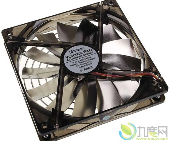 采融推出140mm绞肉机铝质扇叶红色LED发光风扇Aluminium Vortex Silver Wings