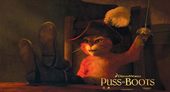 Windows 7桌面主题《穿靴子的猫》（Puss In Boots）