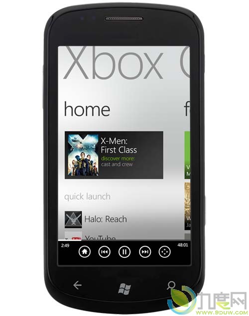 WP7设备可管理Xbox电影、游戏和音乐