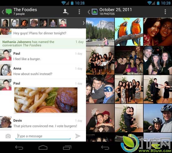 Google+ for Android改头换面成Android 4.0风格