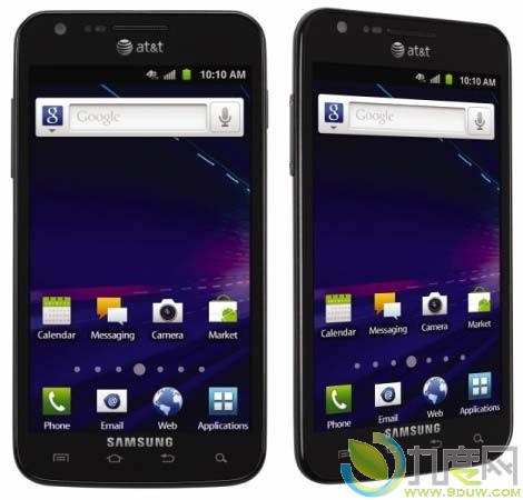 AT&T携手三星和HTC推出两款4.5寸LTE 4G智能手机:三星Galaxy S II Skyrocket和HTC Vivid