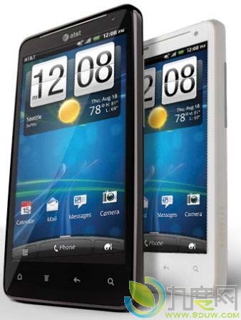 AT&T携手三星和HTC推出两款4.5寸LTE 4G智能手机:三星Galaxy S II Skyrocket和HTC Vivid