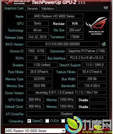 GPU-Z 0.5.6发布：支持GeForce开普勒GPU
