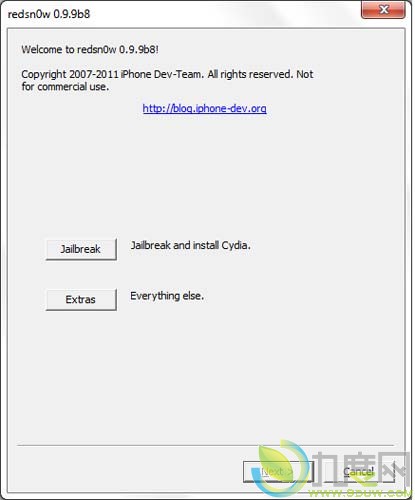 iphone越狱工具RedSn0w 0.9.9b8发布:支持iOS 5.0.1测试版