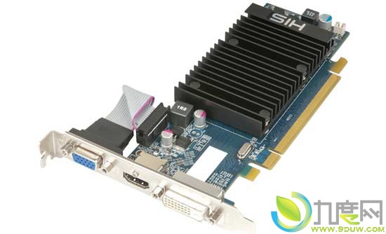 HIS再发半高式刀6450显卡:“HIS 6450 Silence 2GB DDR3 PCI-E DVI/HDMI/VGA”