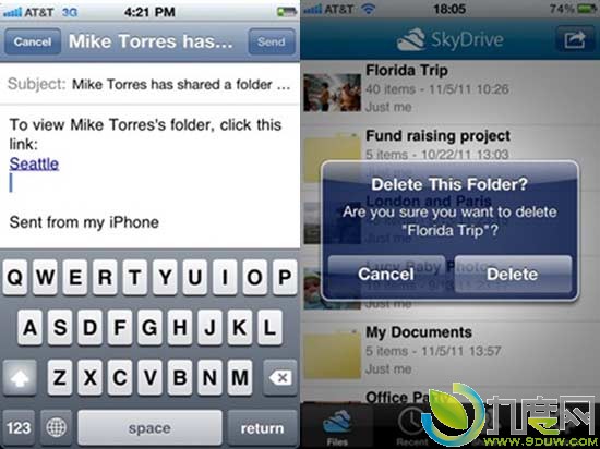 微软发布SkyDrive app for iOS网盘客户端