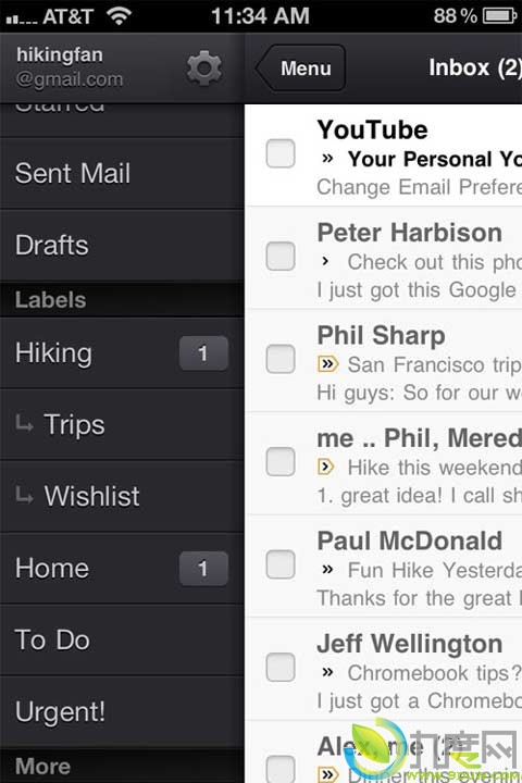 iOS版Gmail应用更新：新增设置签名