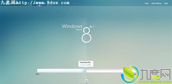 微软Windows8安装和登陆界面