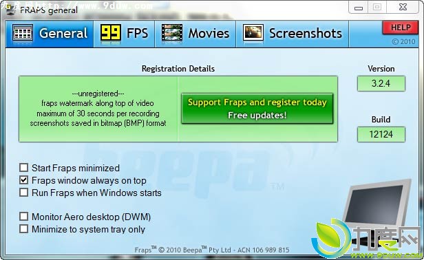 下载：Fraps v3.3.0正式版 全面支持Win7 SP1