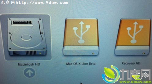 苹果Mac OS X Lion系统自带恢复分区
