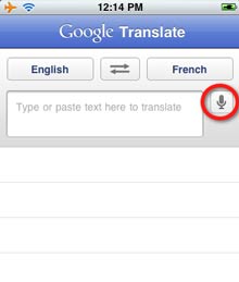 Google放出iPhone原生应用程序Google Translate Web app