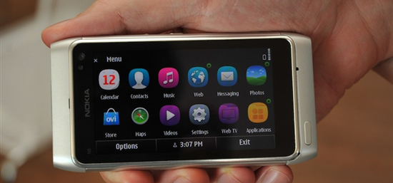 诺基亚Symbian^3系统全新界面实机曝光