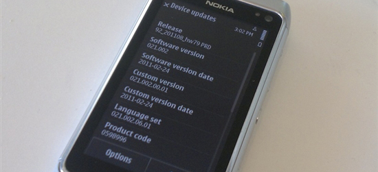 诺基亚Symbian^3系统全新界面实机曝光
