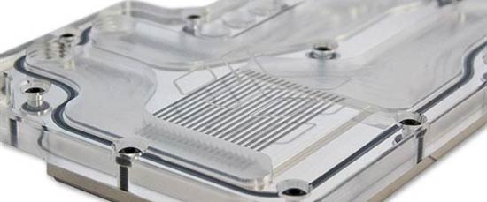 两连发GeForce GTX 590水冷头