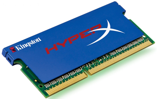 金士顿发布HyperX系列笔记本内存“KHX1600C9S3K2”