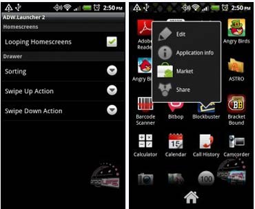 Android平台桌面增强Adw Launcher