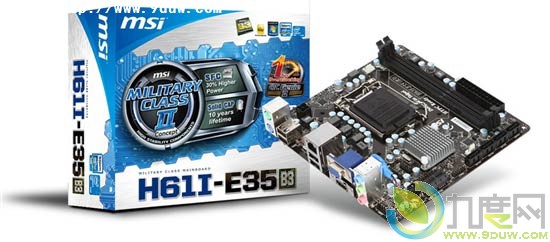 微星推出最便宜迷你小板“H61I-E35 (B3)”