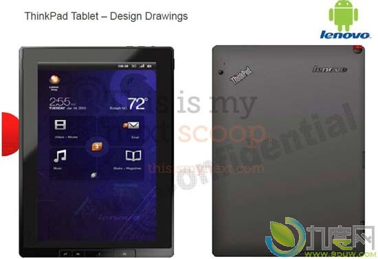 联想将推Android系统ThinkPad平板机