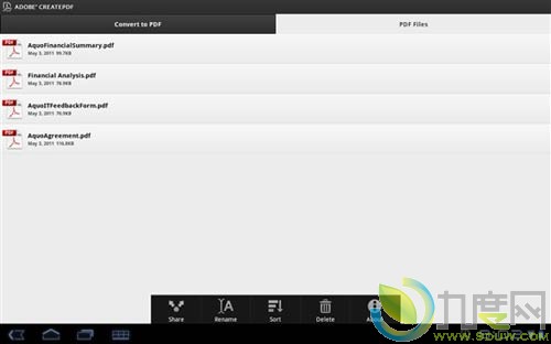 Adobe推Android平台PDF创建工具CreatePDF