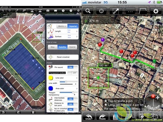 iPhone/iPad专业精度测量工具Measure Map