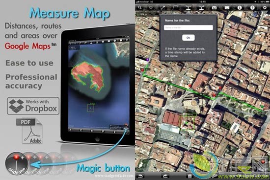 iPhone/iPad专业精度测量工具Measure Map