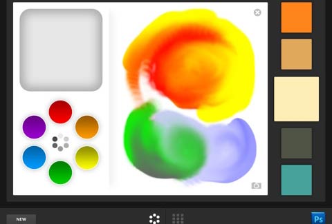 Adobe Photoshop新推三个触控软件登入iPad