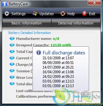 下载：电池监控软件BatteryCare v0.9.8.10
